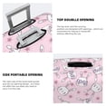 thumbnail image 4 of Fotbe Cute Rabbit Flower Luggage Cover Protector,Suitcase Protector,Scratch and Dirt Resistant,Fits 18-32 Inch Luggage-Large, 4 of 8