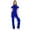Royal Blue, variant on Women's Tassels Sequins Latin Jazz Dance Jumpsuit Prom Leotard Tango Samba Dance Party Red XL