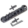 thumbnail image 3 of Puente de guitarra eléctrica Yuyangstore Roller Bride negro con Tornillos, 3 of 5