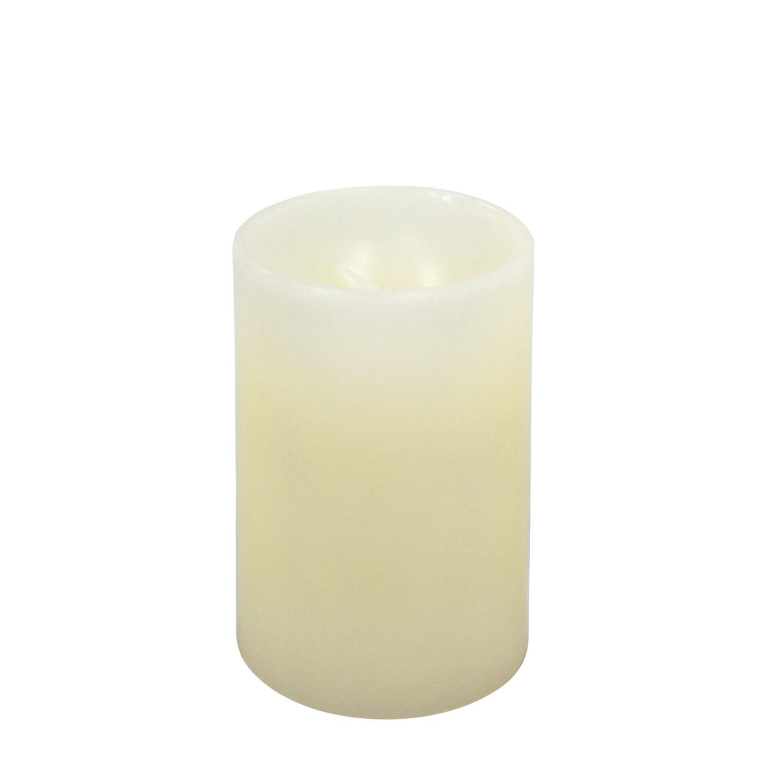 Mainstays Unscented LED Mini Wax Pillar Candles, Pack of 3, 2" x 2", 2" x 3", 2" x 4" LED candle set