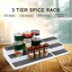thumbnail image 4 of 3-Tier Expandable Spice Rack, Kitchen Organizer for Cabinet Countertop, 4 of 4