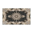 thumbnail image 2 of Boho Dark Brown Pattern Rugs and Mats Non Skid Washable Absorbent Microfiber Soft Kitchen Mat for Floor Set Of 2 Decor Stain Resistant 17"x47"+17"x30", 2 of 7