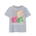 thumbnail image 1 of MTV Girls Colour Block Marl T-Shirt, 1 of 4