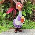 thumbnail image 2 of ANHXN Garden Statue Duck, Indoor and Outdoor Decoration Cute Duck Art Decoration Goose Statue Courtyard Home Garden Terrace and Office Decoration (1 piece), 2 of 7