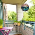 thumbnail image 5 of Hanging Wreath, Colorful Circular Wall Decoration, Window Decoration, Festival Decorations, 16 * 16* 0.4cm Christmas Decorations for Home On 2024, 5 of 9