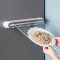 thumbnail image 3 of Magnetic Refillable Plastic Wrap Dispenser With Cutter, Tin Aluminum Foil Dispenser Cutter, Film Wrap Dispenser Kitchen Tool, 3 of 5