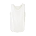 thumbnail image 2 of hoksml Women's Sleeveless Curved Hem Cotton Tank Top Loose Fit Crew Neck Casual Top for Everyday Wear, 2 of 5