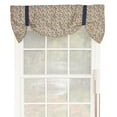 thumbnail image 3 of RLF Home Petite Suspender 100% Cotton with Fully Lined 3" Rod Pocket Valnance for Windows 50" x 17" Multi, 3 of 3