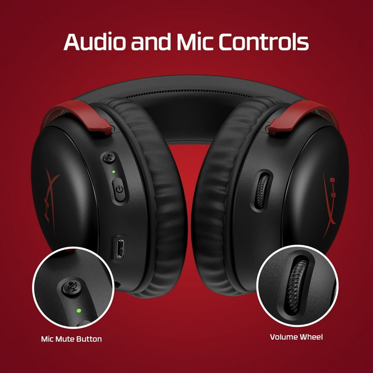 【新品・未使用】HYPERX CLOUD Ⅲ WIRELESS HyperX Cloud III Gaming Wireless Headset, Red - Walmart.com