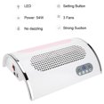 thumbnail image 4 of Nail Art Dust Suction Collector Nail Art Dust Collector Uv Led Nail Light Multi Functional Electric Nail Drill Machine Nail Art Dust Suction Collector UV LED Light 100-240V, 4 of 8