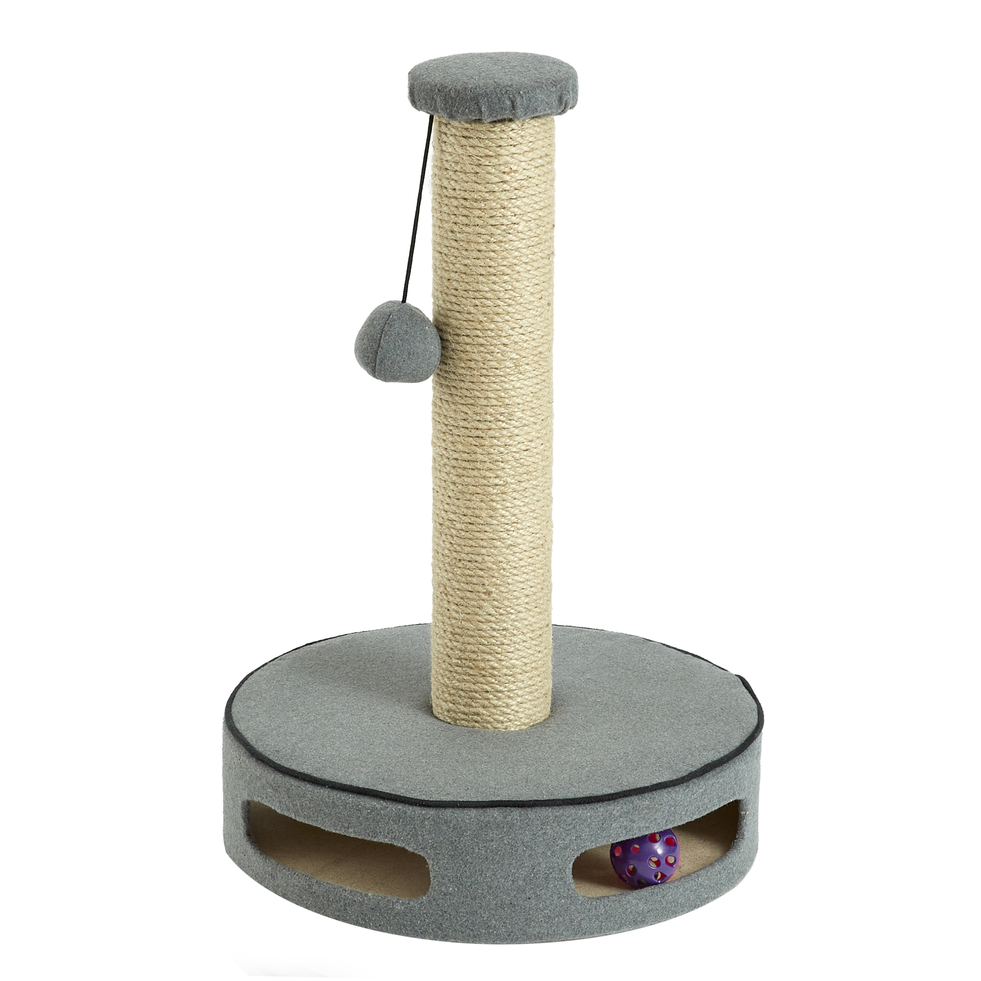 Two by Two Gainesville - Gray Scratching Post Cat Furniture - 19.7 in. Tall