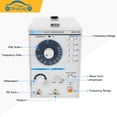 thumbnail image 2 of Miumaeov Signal Generator, 110V Signal Source 10Hz-1MHz Audio Signal Generator Signal/Low Frequency Signal Generator Signal Source TAG-101, 2 of 8