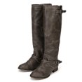 thumbnail image 5 of Breckelle Outlaw-91 New Women Leatherette Buckle Riding Knee High Boot, 5 of 5