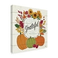 thumbnail image 2 of Trademark Fine Art Typography Canvas Art ' Thankful Ii White ' by Janelle Penner, 2 of 3