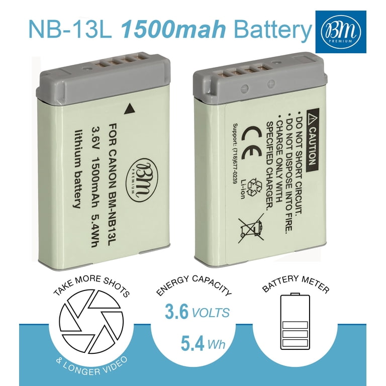 NB-13L NB13L Battery For Canon Powershot G5X G9X G7X Mark II G1X G7X