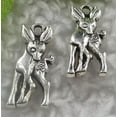 thumbnail image 2 of K-KED 240pcs tibet silver Sika deer charms 19X8mm B2352, 2 of 3