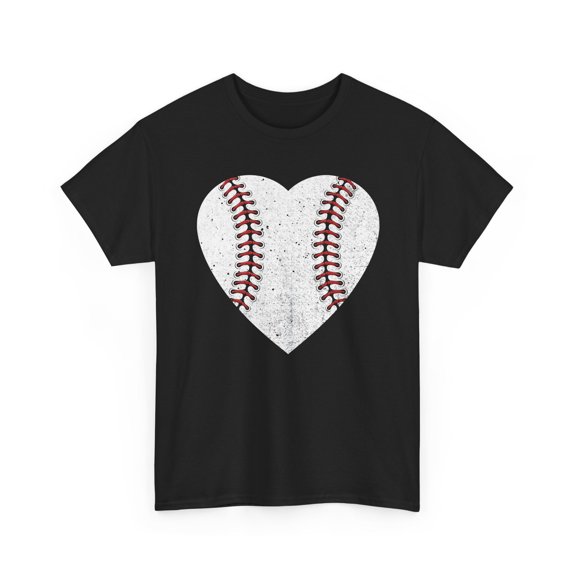 Men And Women Baseball Heart Sports T-Shirt