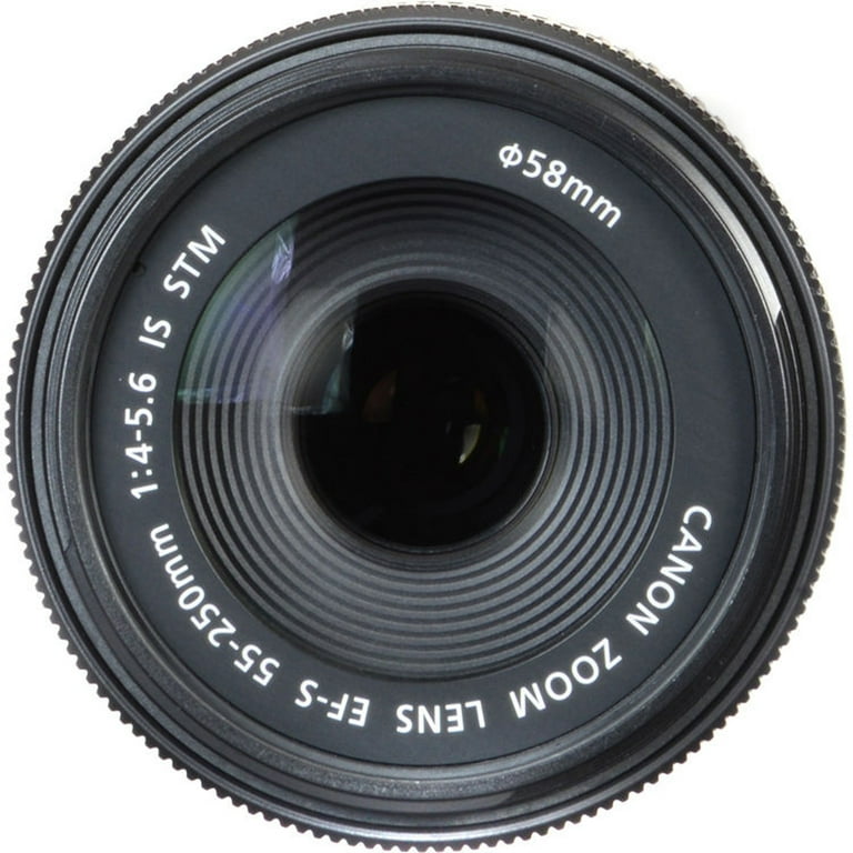 Canon EF-S 55-250mm f/4-5.6 IS STM Telephoto Zoom Lens with Canon EF-S 55-250mm f/4-5.6 IS STM Telephoto Zoom Lens with