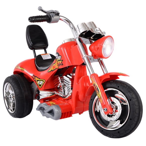 Costway 3 Wheel Harley Style Kids Ride On Motorcycle 12V Battery Powered Electric Toy