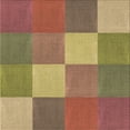 thumbnail image 1 of Ahgly Company Tapis d'Intérieur Lavables en Machine Carrés Transitionnels Rouge Châtaignier, Carré de 6', 1 of 7