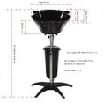 thumbnail image 2 of Hair Washing Sink, Portable Height Adjustable Salon Deep Shampoo Basin Sink Hair Washing Bowl with Drain Hose for Home Barber Shop Beauty Salon Spa Equipment (Style 2), 2 of 8