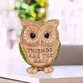 thumbnail image 3 of Owl Statue and Figurine for Home Decor Accents Adorable Owl for Shelf Bookshelf Bedroom Living Room Office Table Desk Modern Decorations Animal Owl Sculpture for Birds Lovers, 3 of 7