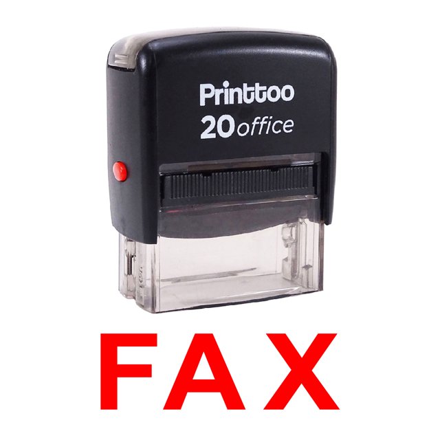 Printtoo Tampon en Caoutchouc Auto-Enregistrant pour Bureau, Rouge