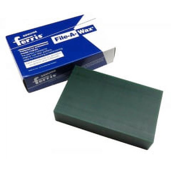 Freeman Carving Wax Block, Dark Green, Hard, 1 Pound