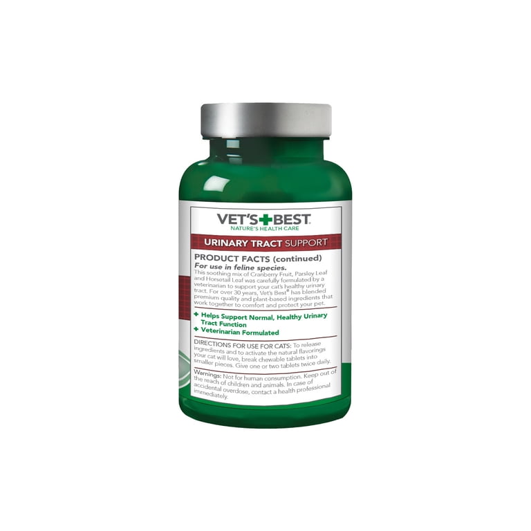 Vet's Best Urinary Tract Support for Cats, 60 Tablets photo 8