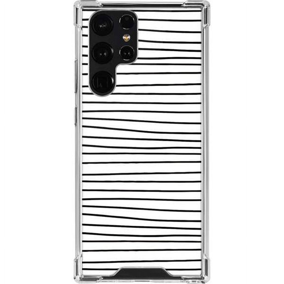 Skinit Stripes Freehand Stripes Galaxy S22 Ultra Clear Case