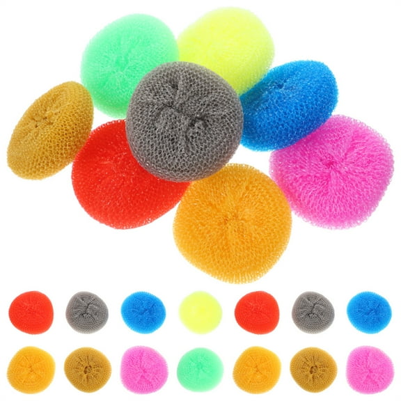 Dish Scrubber, 12Pcs Dish Mesh Scrubbers for Kitchen,Non Scratch Scouring Pads for Household Cleaning
