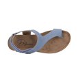 thumbnail image 3 of Ros Hommerson Preston Women's Adjustable Straps Sandal In Blue Denim, 3 of 6