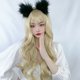 thumbnail image 4 of Flequillo al aire, pelo largo y rizado, ondas grandes, forma de cara esponjosa, temperamento, pelo largo, cubierta de pelo sintético, 4 of 5