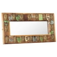 thumbnail image 6 of vidaXL Decorative Mirror Wall Mirror with Buddha Cladding Solid Reclaimed Wood, 6 of 36