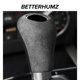 thumbnail image 4 of Cubierta de perilla de cambio de coche para Mercedes W204 W212 W169 W219 W463 Drak Gray Afortunado Sencillez, 4 of 5