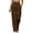 01-Brown, variant on Sahpxhe Work Pants Women Straight Leg Hidden Button High Waist Dress Pants Office Business Casual Trendy Trousers Brown M