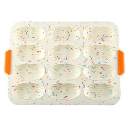 

Baguette Pan Nonstick French Bread Mold Perforated Pan 3 Wave Loaves Toast Loaf Bake Mold 8 Gutter Bread Crisping Tray for Cake Cooking Baker Multicolor