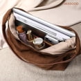 thumbnail image 6 of JASGOOD Vintage Suede Hobo Bag for Women Soft Oversized Shoulder Purse, Casual Daily Handbag, 6 of 8