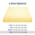 thumbnail image 6 of PiccoCasa King Size Satin Fitted Sheet with 12" Deep Pocket, 79"x77" Golden Tone, 6 of 6