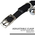 thumbnail image 4 of Collar ajustable de terciopelo suave para gatos con cascabeles, 30 cm para perros y gatos pequeños, collar para gatos con detalles de diamantes, artículos para gatos y perros, funda para el cuello pa, 4 of 5
