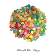 thumbnail image 4 of Sentmoon Fish Tank Decor Aquarium Decor 9x13mm Small Rhombus Shaped In The Dark Pebbles for Garden and Aquarium Substrate Luminous Pebbles Fluorescent Stones, 4 of 7