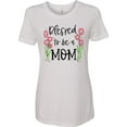 thumbnail image 3 of Inktastic Blessed to Be a Mom Pink Flowers Women's T-Shirt, 3 of 5