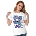 thumbnail image 4 of The Smurfs Cool Kanji Born Fly Men's Graphic T Shirt Tees Brisco Brands L, 4 of 5