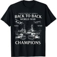 thumbnail image 1 of Back To Back Undefeated World War Champs 4th Of July T-Shirt - As Picture - XL, 1 of 4