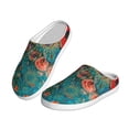 thumbnail image 2 of Lsque Mandala Colorful Pattern Womens Comfort Cotton on Scuff With Memory Foam and Anti-skid Sole Slipper-42/43, 2 of 7