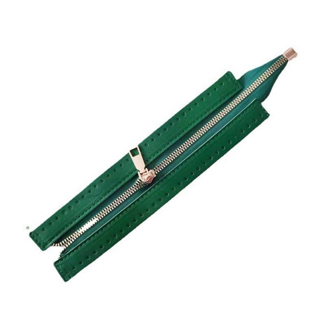 Accesorios para bolsos tejidos con cremallera de metal de 24 cm hechos a mano para bricolaje