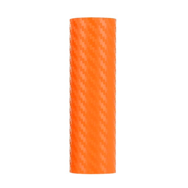 BLANCHE 127cm*10cm película de fibra de carbono impermeable vinilo adhesivo coche pegatina 3D envoltura hoja rollo película Multicolor coche estilo Interior coche película/Multicolor huangjie unisex
