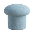 thumbnail image 2 of GROWTH TANK Comfortable Ottoman Seating Chair Stepstool Mushroom Sofa Tea Stool for Dressing Blue, 2 of 9