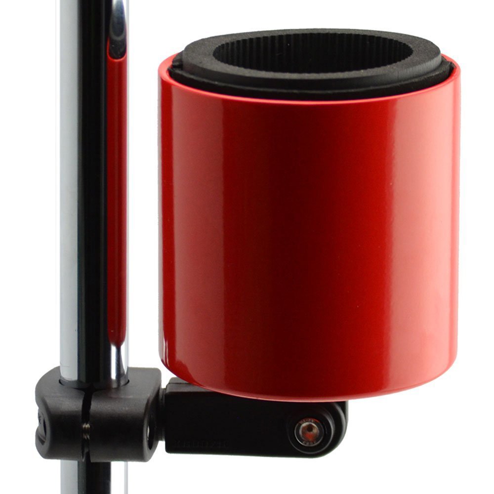 Kroozercups Deluxe Bicycle Cup Holder 2.0 in Red