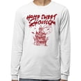 thumbnail image 2 of Home Sweet Home Haunted Long Sleeve Shirt Unisex Large White, 2 of 5